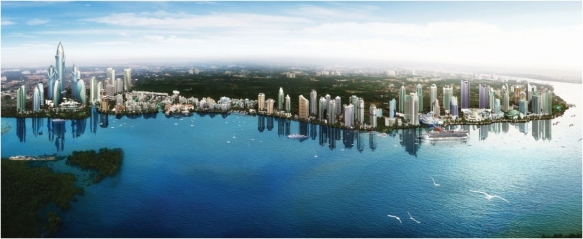 The future landscape of Iskandar Malaysia by 2025. Photo: Courtesy of Iskandar Waterfront Sdn Bhd